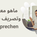 ماهو معنى وتصريف فعل sprechen؟!